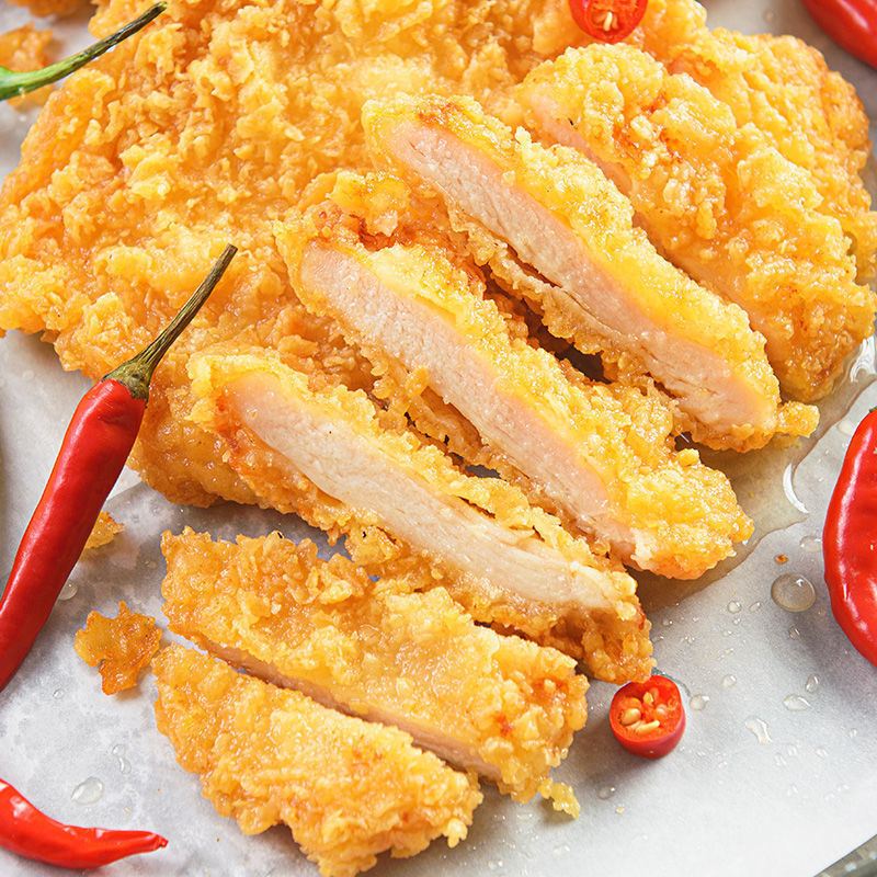 包邮11片香酥大鸡排半成品冷冻裹粉汉堡油炸鸡排肉脆皮鸡扒