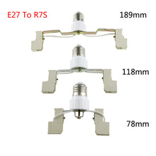 78/118/189Mm R7S泛光卤素灯泡陶瓷灯座灯座适配器插座R7S灯座