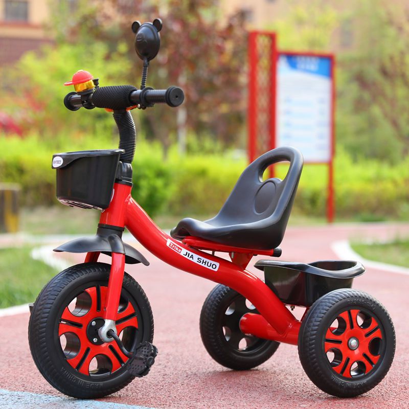 Children's Tricycle Bicycle Children's 1-3 -- 2-6 Years Old Large Baby Gift Baby Hand Push Bicycle Stroller