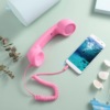 1pc Retro Wired Telephone Handset with Microphone 3.5mm跨境|ru 1pc Retro Wired Telephone Handset with Microphone 3.5mm跨境|ru