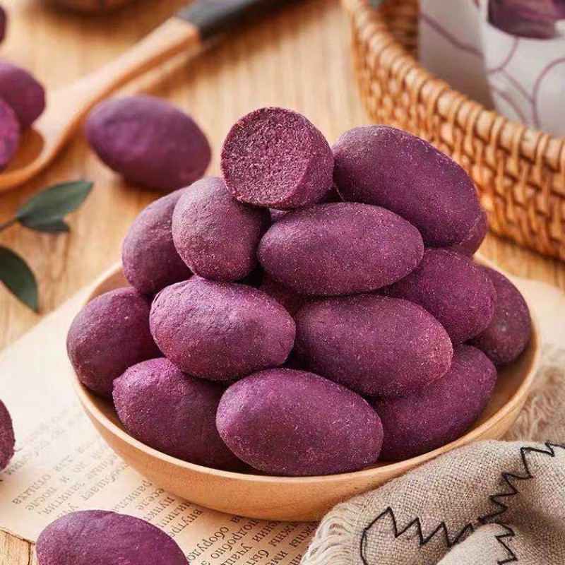 三只松鼠紫薯仔100g袋装蜜饯果干迷你地瓜干番薯干甘薯即食零食