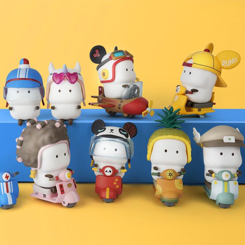 萌力星球tutu突突车盲盒野萌君系列可爱少女手办潮玩摆件生日礼物