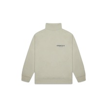 原厂 Essentials Mock NeckSweatshirt Moss 高领加绒卫衣苔藓色