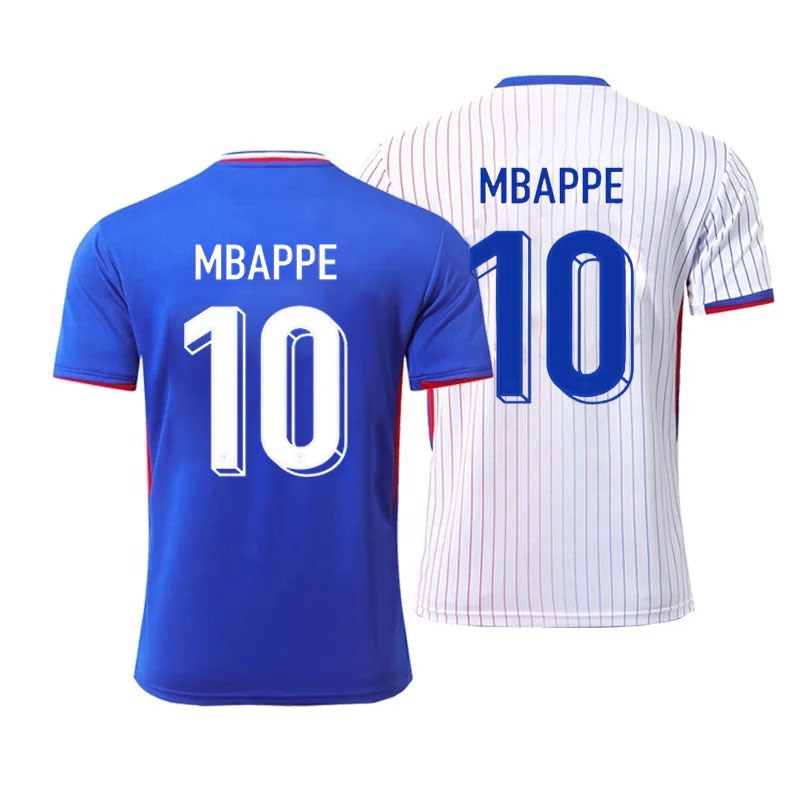 法国球衣主客场短袖2024球迷版欧洲杯国家队10号姆巴佩19本泽马