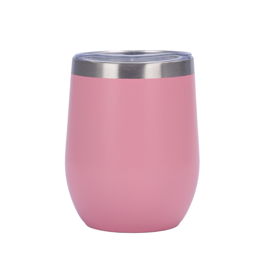 Exclusive for Cross-Border 12Oz Egg Shell Cup inside and outside 304 Stainless Steel Double Vacuum Egg Cup Creative Thermal Mug