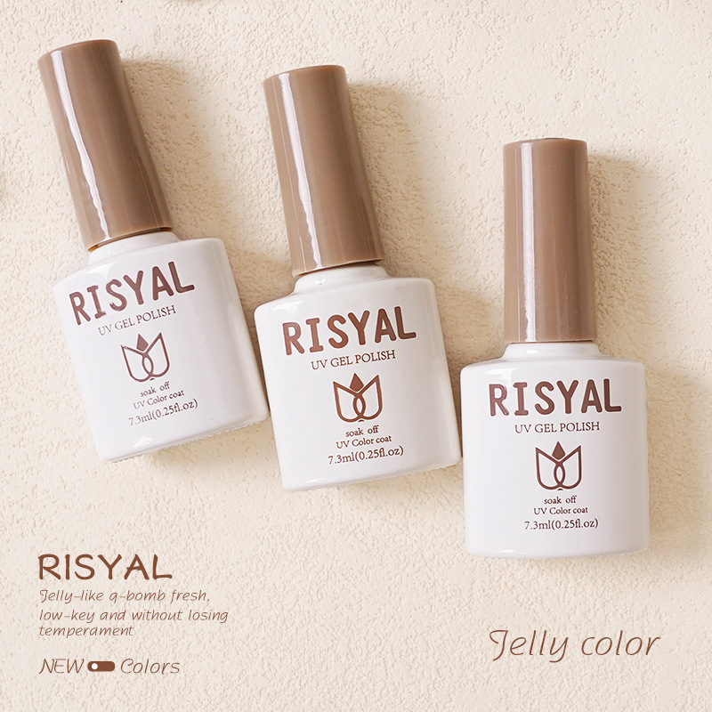 Uv Polish Wholesale Nail Glue Full Set Jelly Ice Transparent Color for Nail Beauty Shop Phototherapy New Nail-Beauty Glue Base Gel