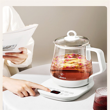 美的mk-y12q/ys15e107养生壶1.5l大容量烧水壶电水壶花茶壶