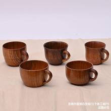 批发工厂直供实木咖啡杯 保温情侣水杯 环保咖啡厅杯子量大从优