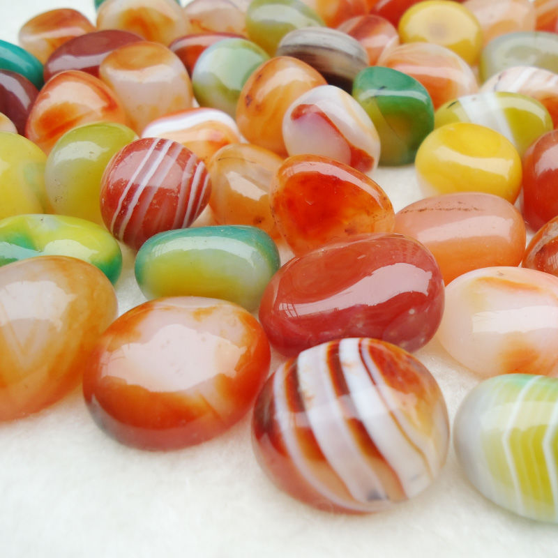 雨花石原石天然鹅卵石园艺五彩大石头彩色小石子多肉铺面盆栽装饰