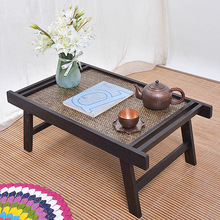 日式家用折叠炕桌禅意矮桌飘窗小茶几榻榻米桌子阳台茶桌实木茶台