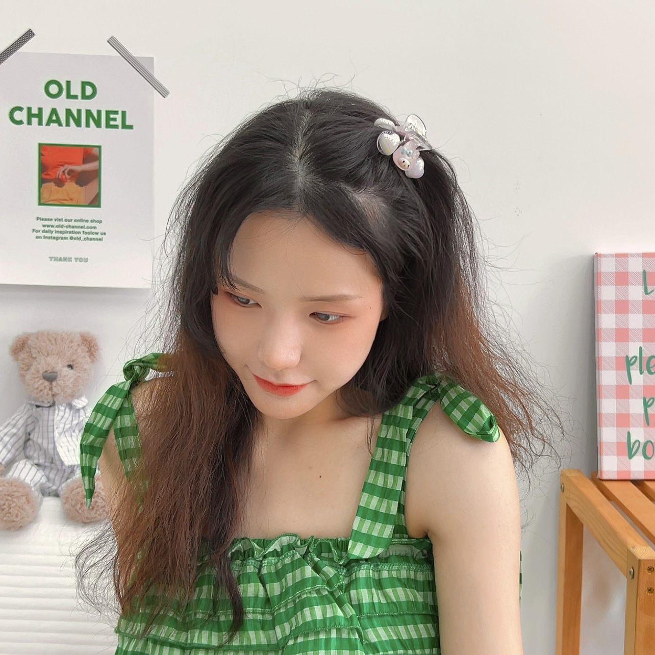 Cute Girl Little Bear Cartoon Large Grip Female Online Influencer Barrettes Back of Head Love Shark Clip Hairware Hairpin