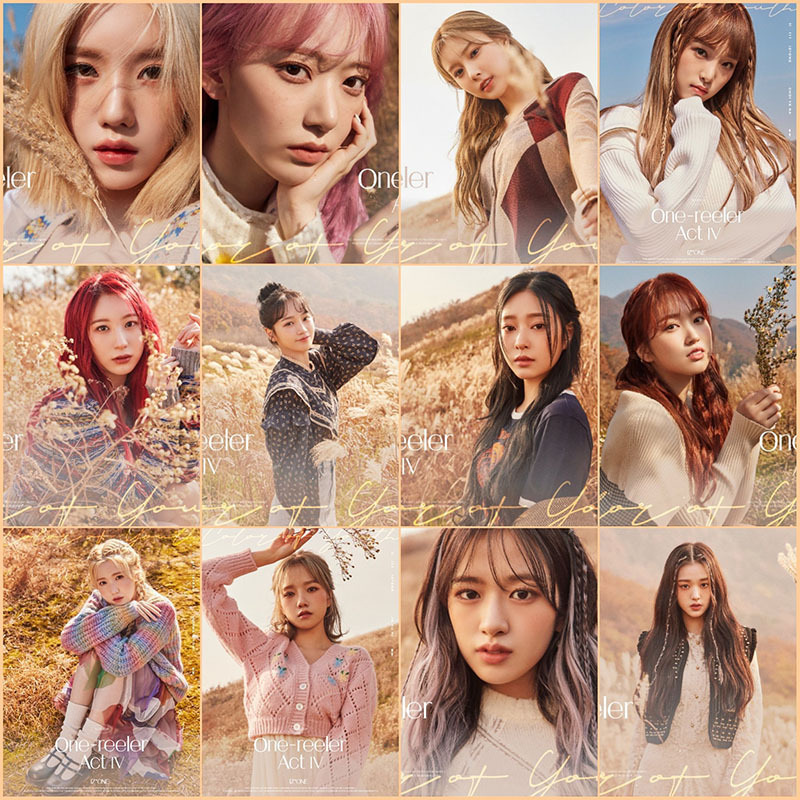 izone新专《one-reeler / act iv》概念照海报 装饰画 不干胶贴纸