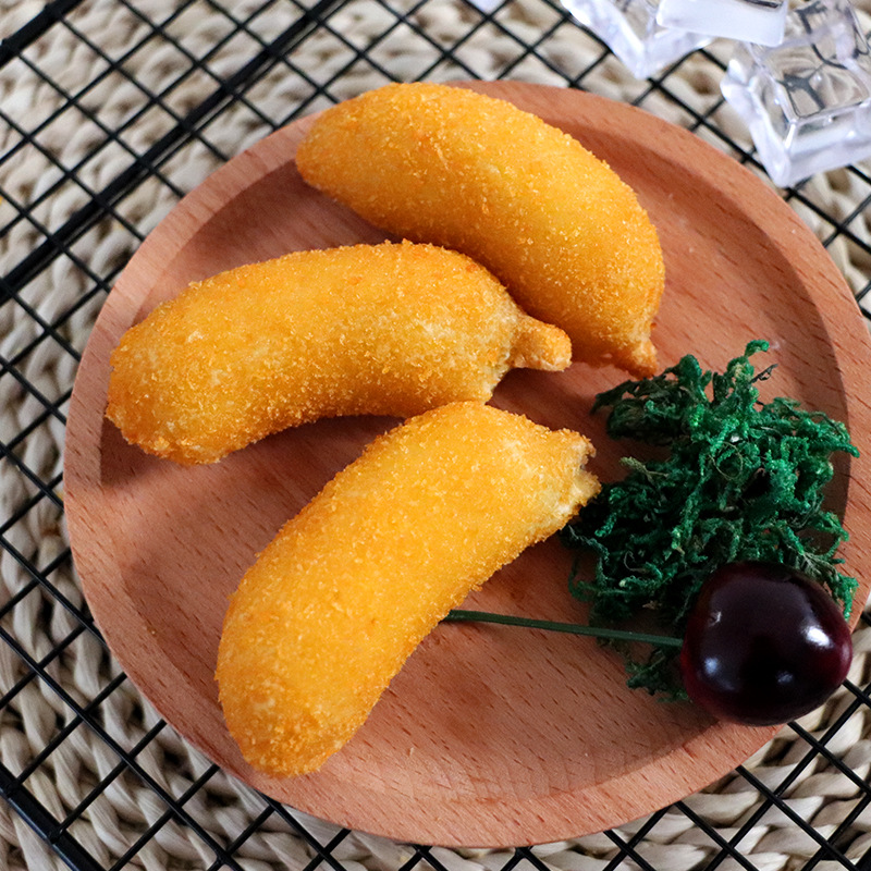 三全脆皮香蕉广式港式点心300克一包商用冷冻甜点半成品油炸小吃