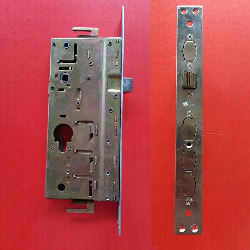 库存商品停产适用于老式盼盼防盗门中帅二帅机械锁体屋里反锁朝上