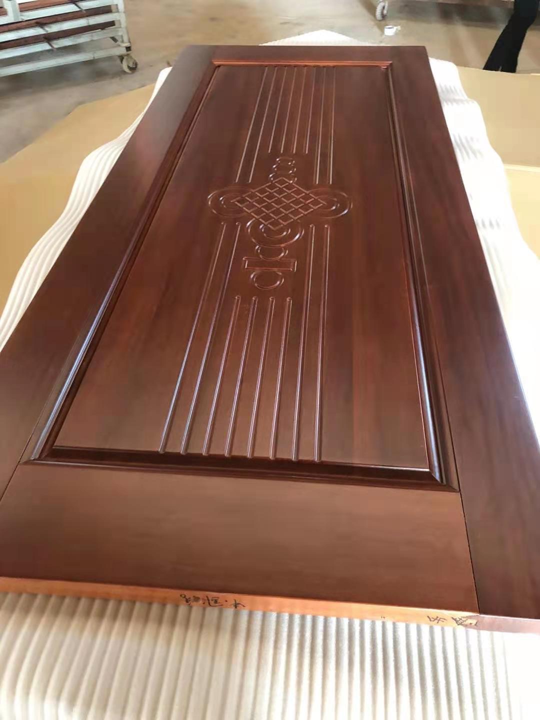 红木门整套门现代风格 刚果沙比利木门红木室内房间门广东实木百页门