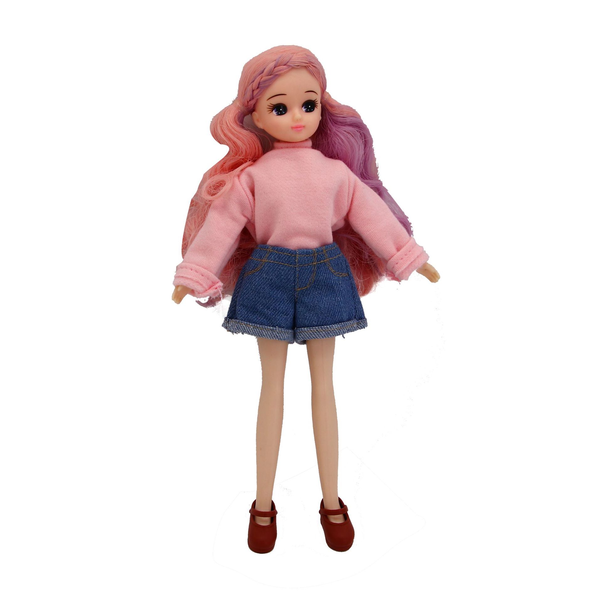 小bu大头妹与6分babi同穿小bu娃娃身高30厘米,头围26厘米,头高12厘米