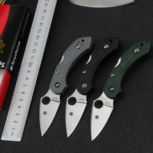 Spyderco蜘蛛C28户外刀野营战术刀折叠刀户外随身刀具尼龙纤维柄