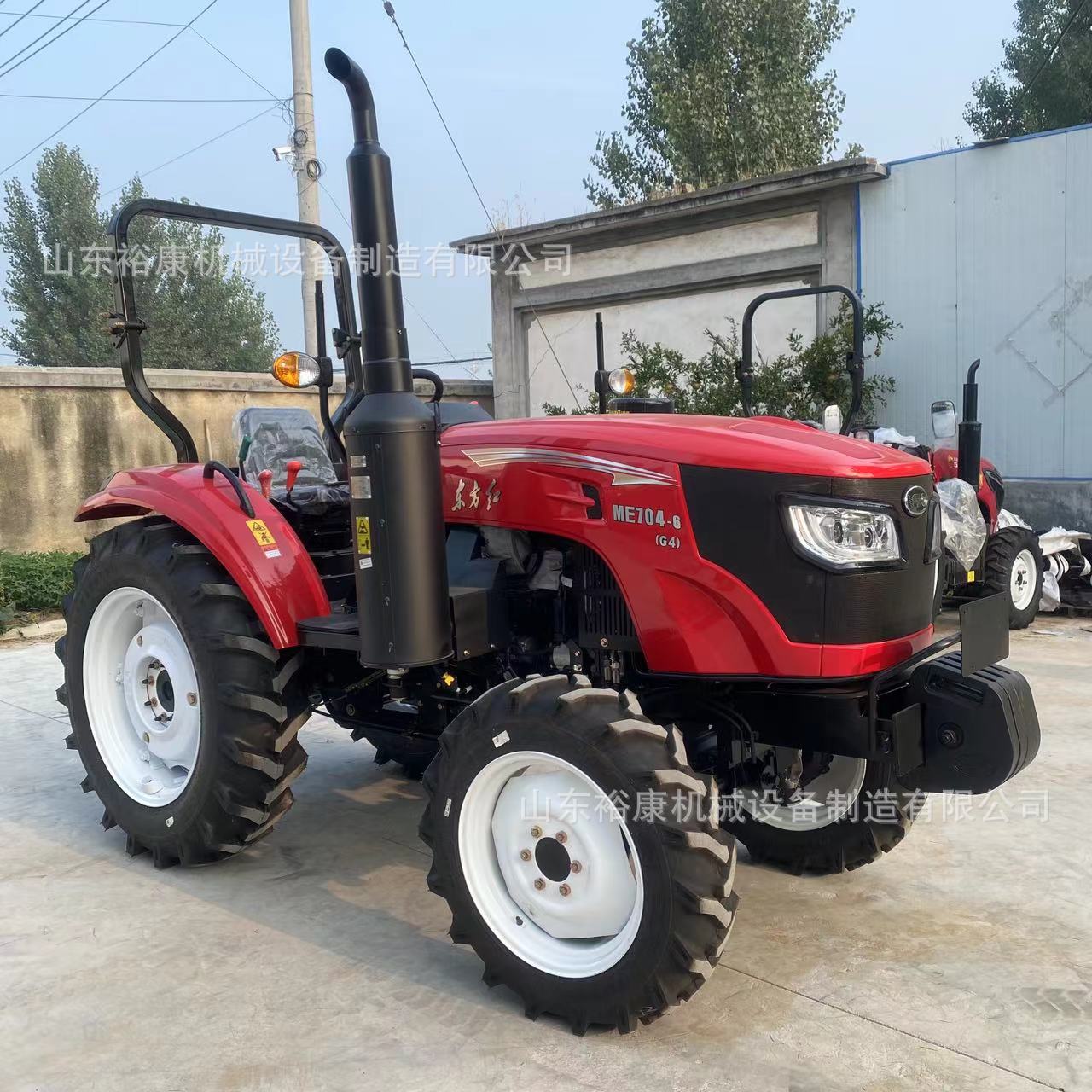 国四东方红me704农用四轮拖拉机8 8档位强压多路阀四驱翻地旋耕机