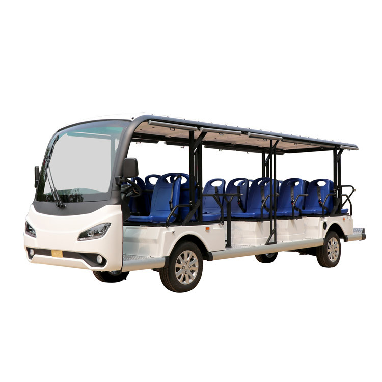 卓越多人17座景区学校爬坡型楼盘接待旅游观光车代步车