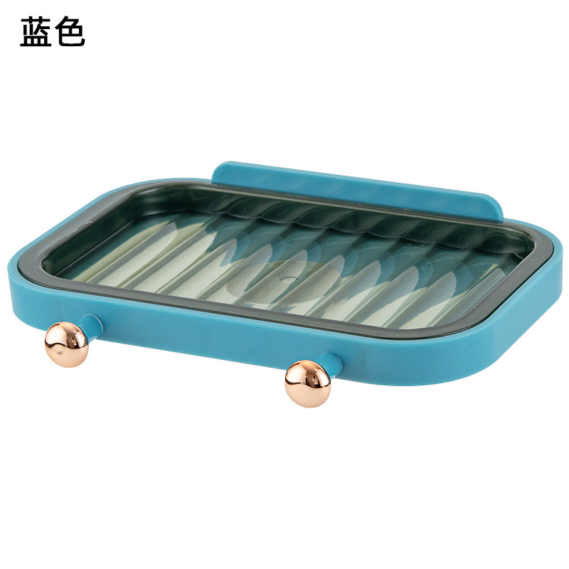 New Home High-End Wall-Mounted Punch-Free Soap Rack Multi-Functional Pendant Soap Dish Storage Rack