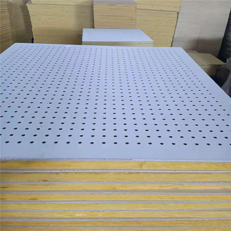 天津生产机房硅酸钙穿孔吸音板 墙面隔音板 质量可靠