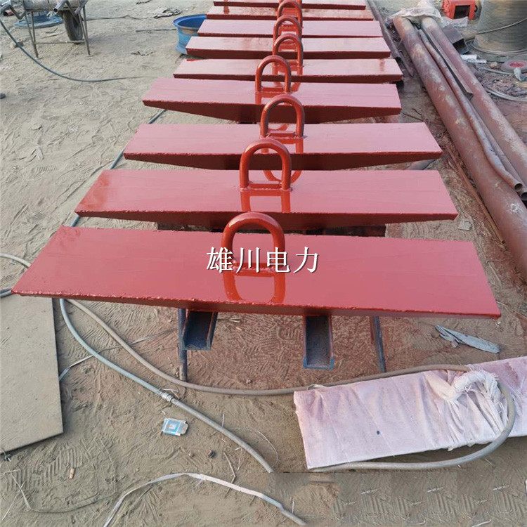 埋入式船型地锚船形临时地锚3t5t6t10吨三角形拉线地锚船锚厂家