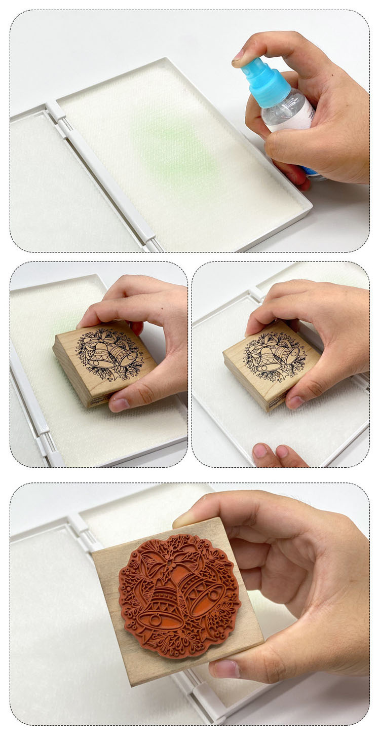 橡皮章清洁器 手账印章清洗工具 篆刻雕刻章大澡盆油性水性清洗器