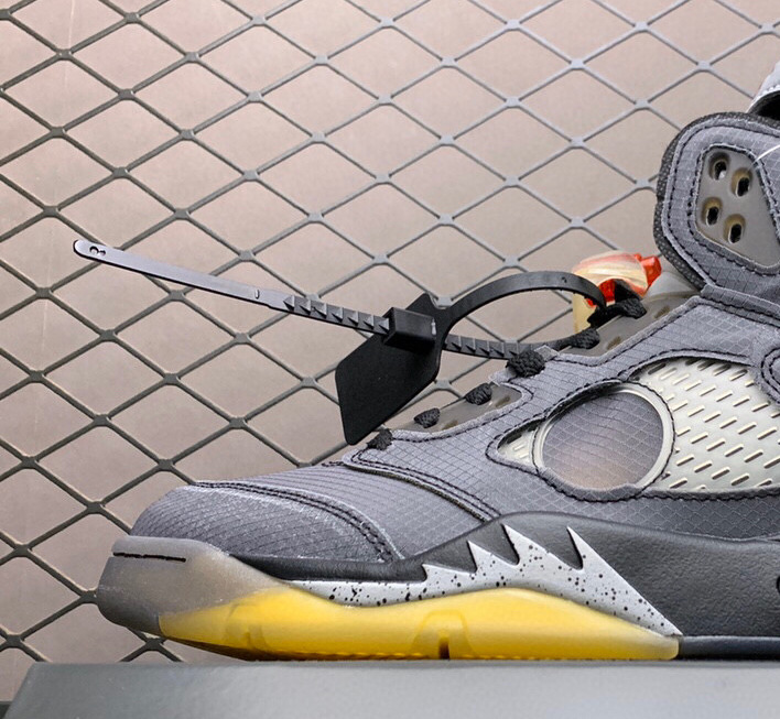 莆田纯原aj5联名ow男女篮球鞋黑蝉翼ct8480-001白帆dh8565-100