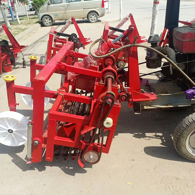 小型大蒜收割机卷帘四轮车前置大蒜收获机批发手扶出蒜机大蒜机