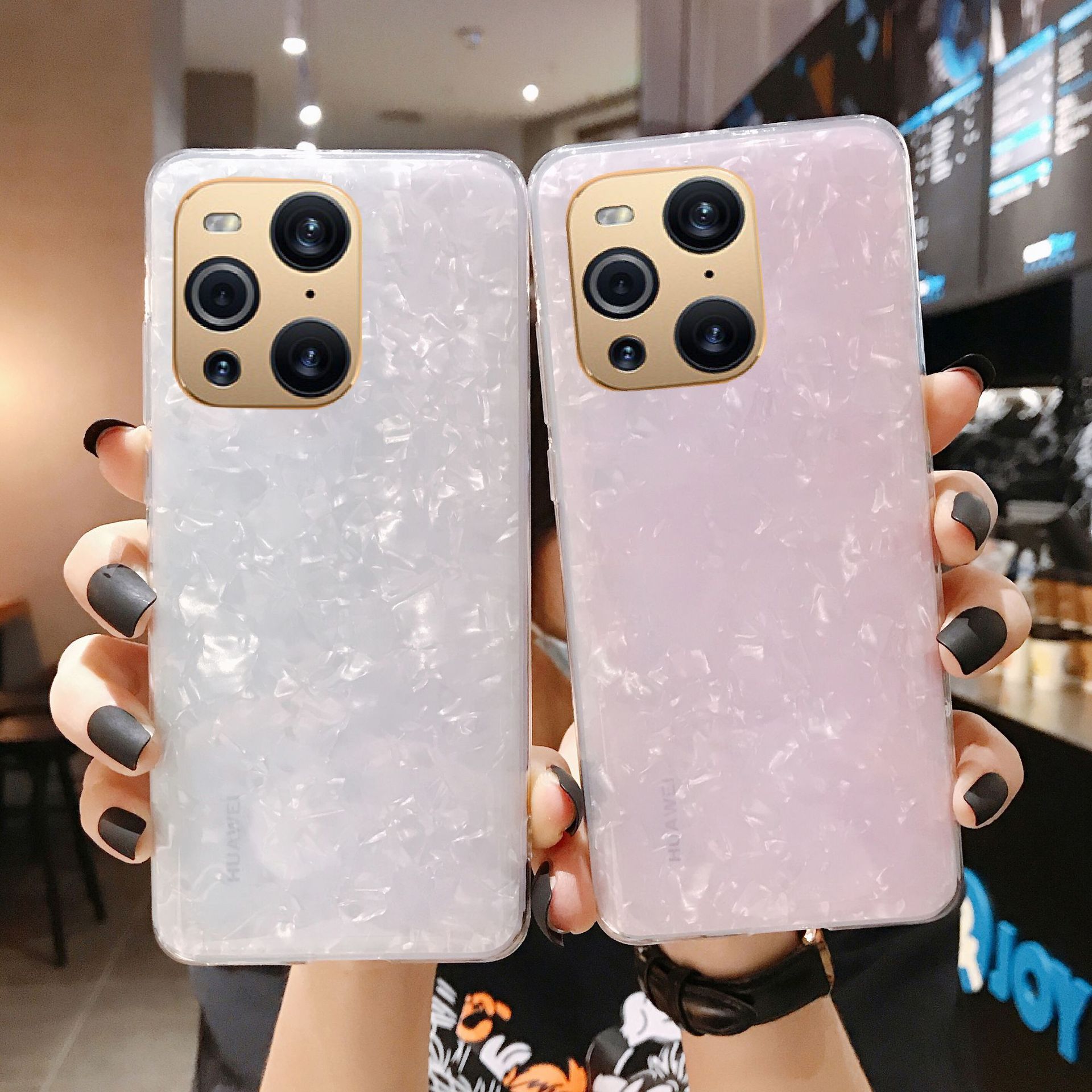 适用于vivo findx3手机壳贝壳纹findx3pro保护套 500省内免邮现货