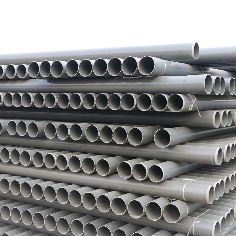 pvc农田灌溉管 灰色园林浇灌管 污水排水管 农业绿化管道现货直供