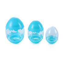 装水晶泥恐龙蛋鸡蛋壳多彩透明创意玩具分装瓶 工厂批发