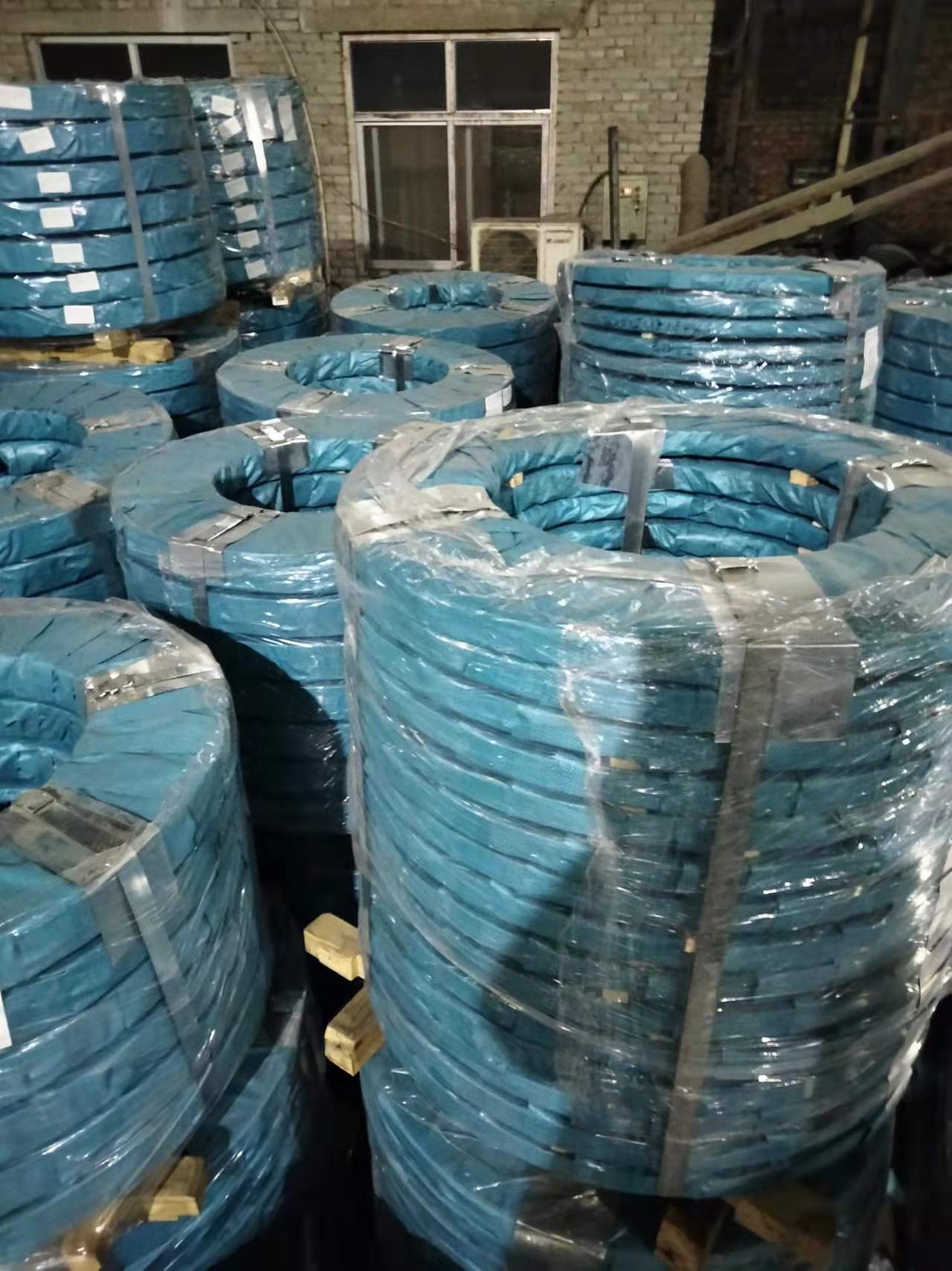 销售金属捆扎带钢 烤蓝钢带 0.9*32mm