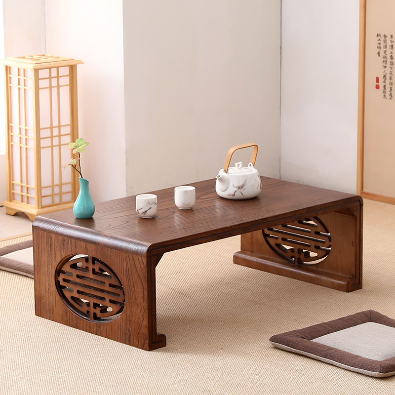 56成交1件榻榻米茶几桌纯实木飘窗小桌子日式矮桌古风可和室几炕桌