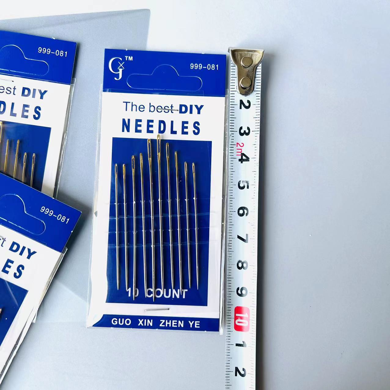 999-081 Blue Board Card Acupuncture Embroidery Worker Sewing Needle Household Sewing Needle Sweater Sewing Needle Sewing Quilt