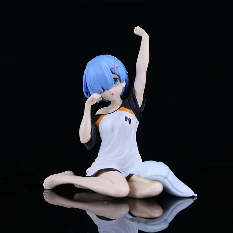 从零开始的异世界生活 伸懒腰蕾姆 雷姆运动服跪姿手办摆件模型