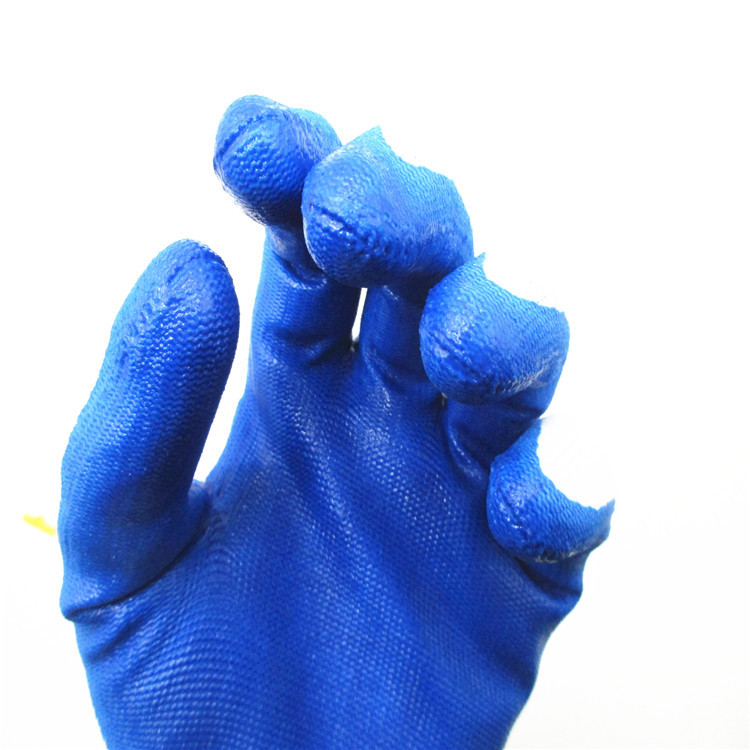 兰丁青手套非一次性丁腈晴9寸蓝色乳胶合成橡胶手套pvc家务手套