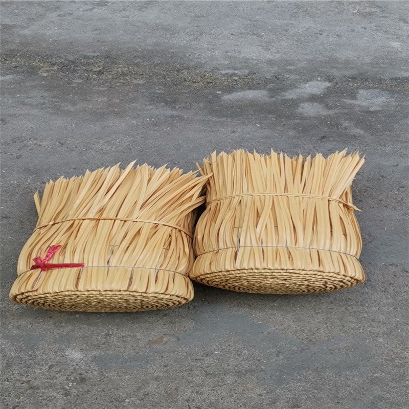 安装快茅草 长条茅草瓦 塑料茅草编织 稻草 毛草 定制仿真茅草