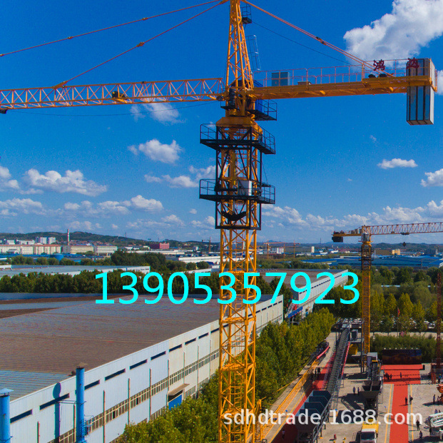 出口外贸QTZ63塔机 内爬塔机 5013塔吊 吊重5吨塔机 tower crane