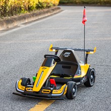 新款卡丁车儿童电动车四轮漂移车遥控男女小孩充电玩具汽车可坐人