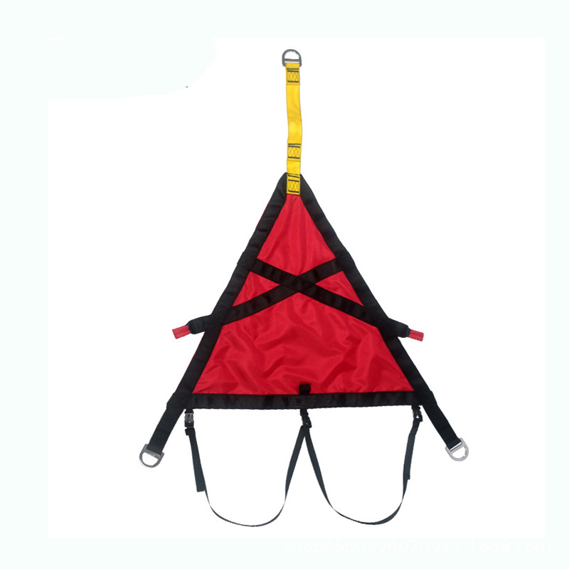 消防扑救坐式保险带应急逃生三角吊带速降带山地救援坐式安全带