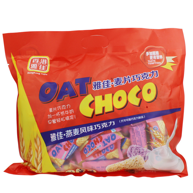香港雅佳燕麦巧克力468g年货糖果结婚庆新年喜糖零食休闲食品批发
