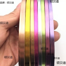 5mm宽1mm厚漆包线氧化扁铝丝造型线diy手工彩色金属线材料扁铝线
