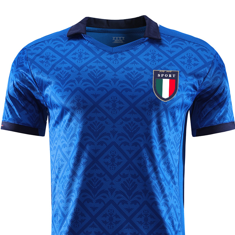 意大利球衣主客场2020欧洲杯国家队足球服套装队服皮尔洛有儿童装