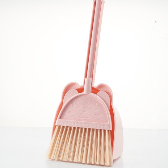 learning broom tool soft fur broom combination children play house plastic broom dustpan small broom dustpan brush suit
