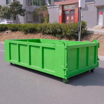 勾臂垃圾车配套用垃圾箱 建筑砂石料大型垃圾箱 户外垃圾收集箱
