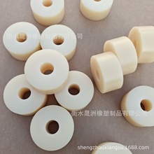 机加工尼龙塑料件 尼龙轮加工定做尼龙滑轮滚轮加工聚甲醛异形件