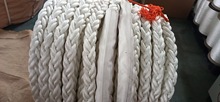 厂家直供聚酯八股绳（涤纶绳）28-160mm复合丝船用缆绳乳胶系泊绳