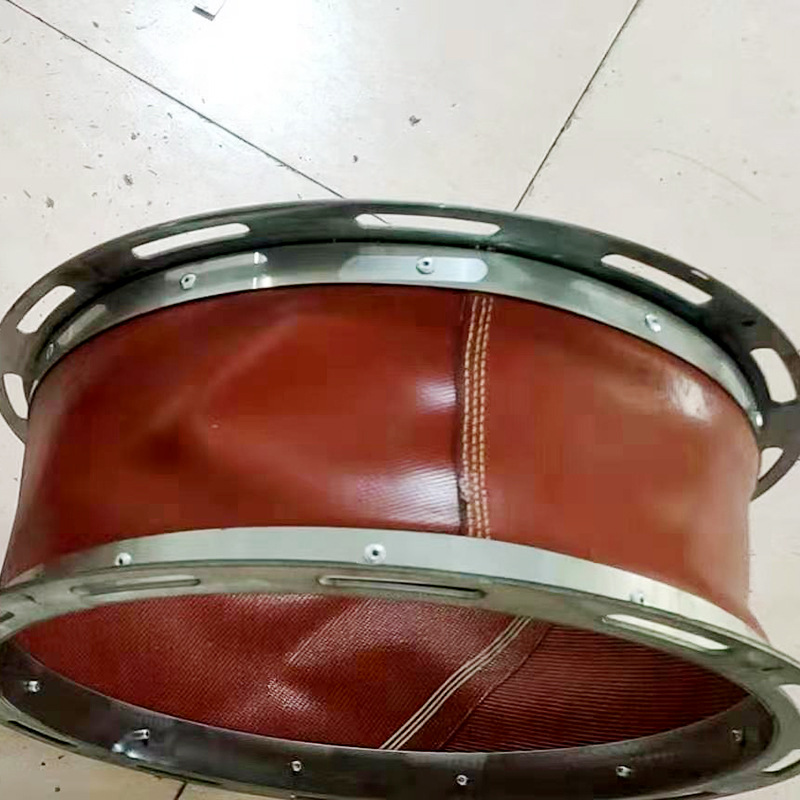 防火阻燃三防布伸缩式软接头风机排风排烟软管软连接