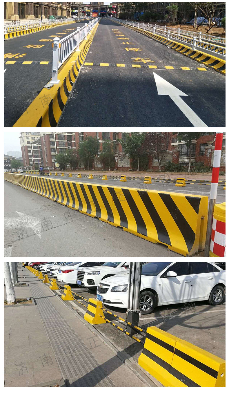 小区物业道路石墩子高速道路分流分隔警示路障路墩防撞水泥隔离墩